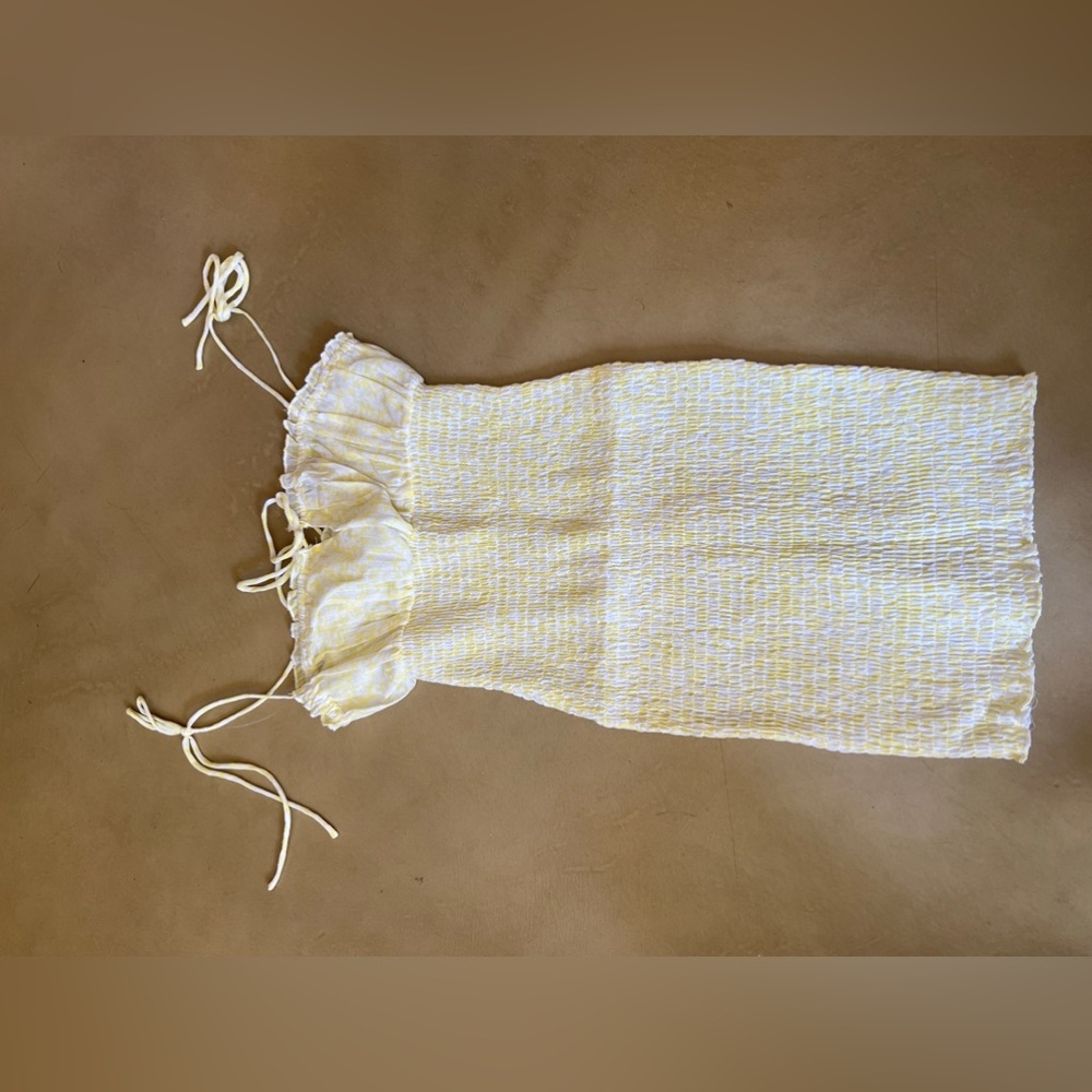 Yellow floral princess Polly summer dress